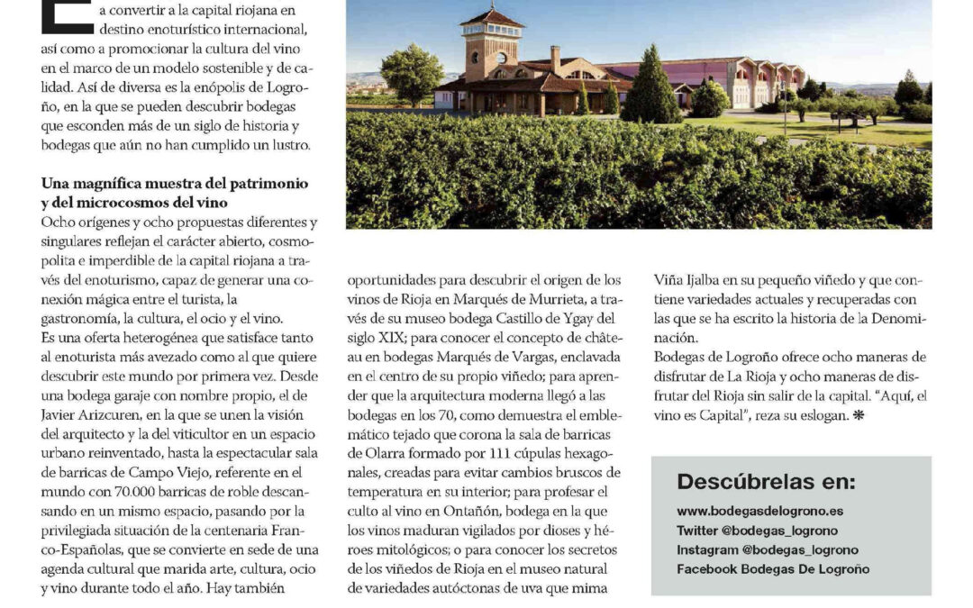 Ocho maneras de disfrutar La Rioja y el Rioja